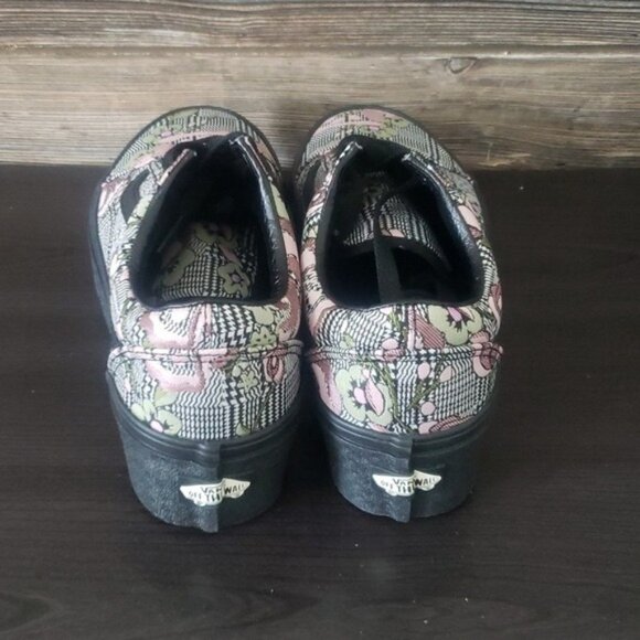 Vans Old Skool Stackform Womens Platform Shoes Romantic Goth Floral Tapestry - Picture 7 of 11